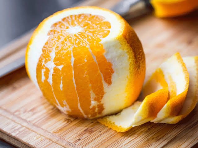 Peeled orange